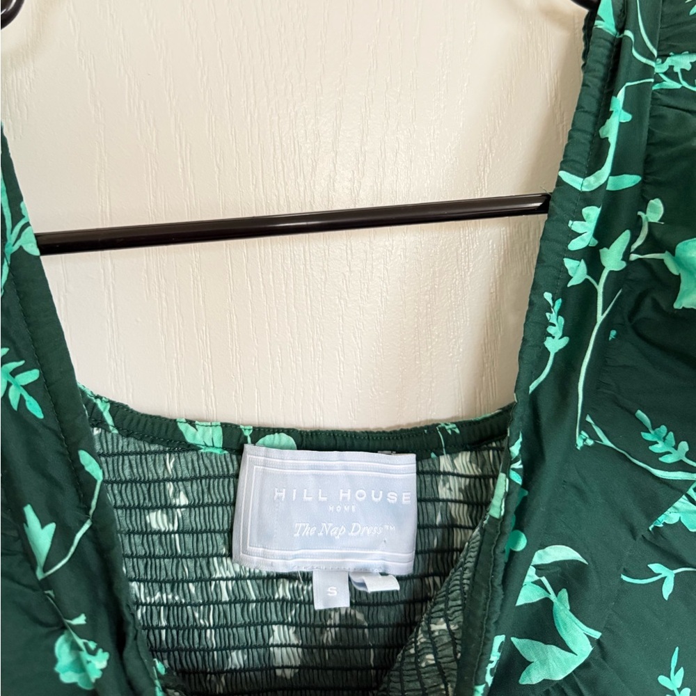 Hill House Akilah Midi Dress in Green Botanical - Picture 5 of 7